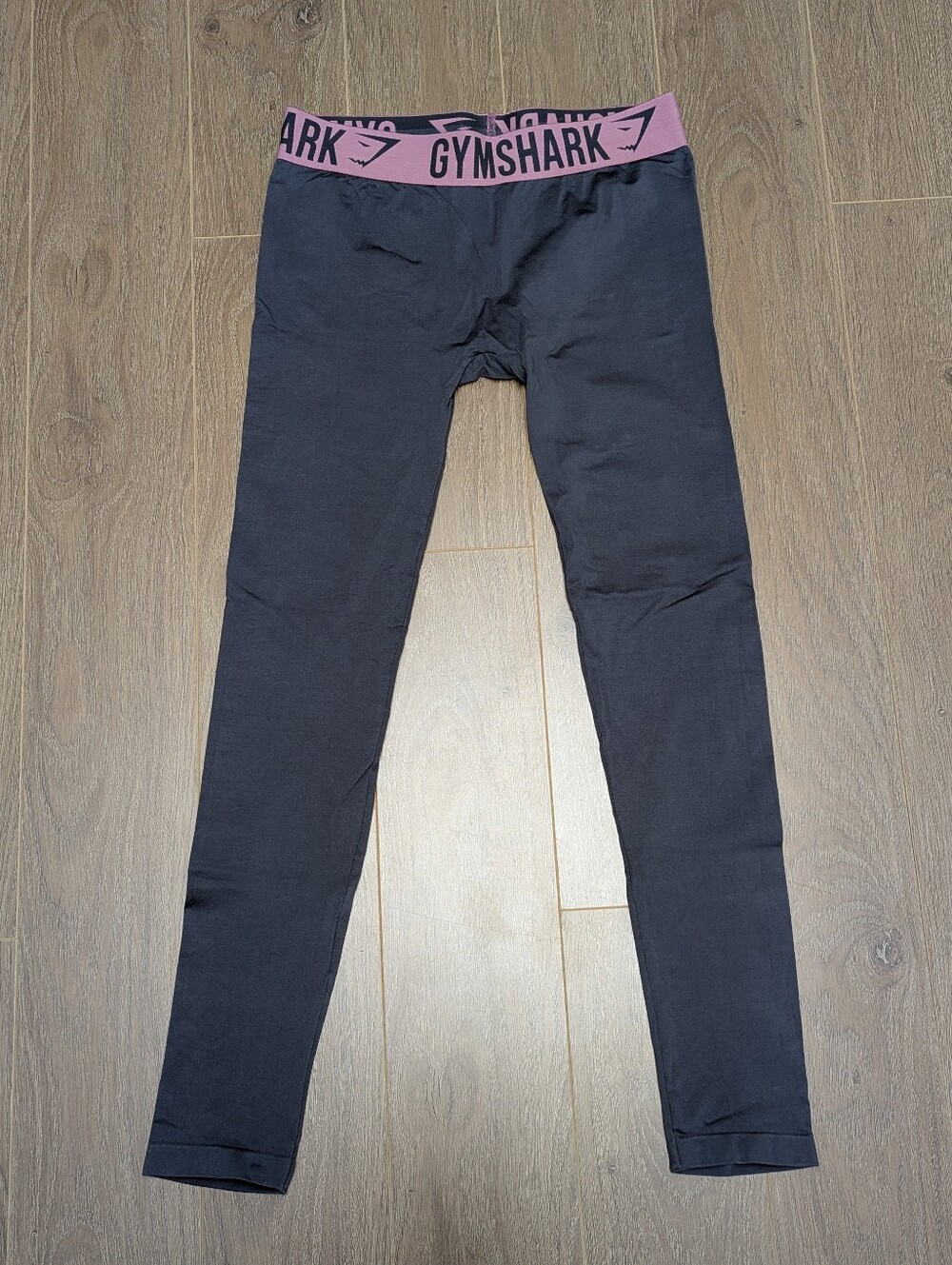 Small Pink Full Length Gym Shark Leggings